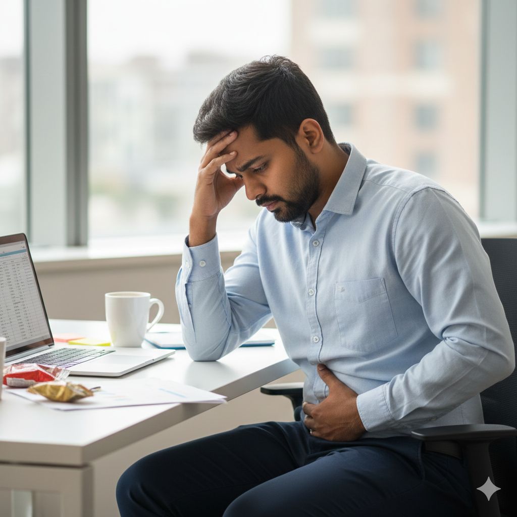 Stress and cortisol blocking weight loss and causing belly fat